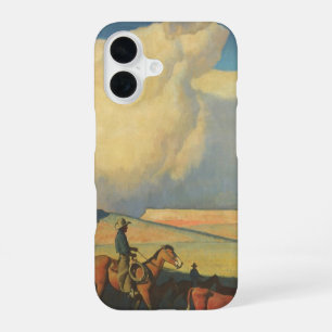 Coque iPhone 16 Vieux Cowboys, Open Range par Maynard Dixon
