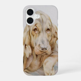 Coque iPhone 16 Vieux Limier Mignons, Chiots par EJ Detmold