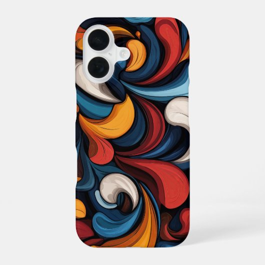 Coque iPhone 16 Vignes dynamiques (Verso)