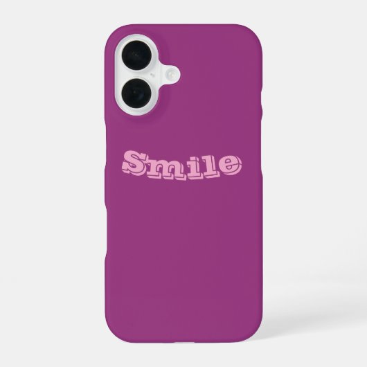 Coque iPhone 16 Vin de prune Purple Printemps saison couleur solid (Verso)