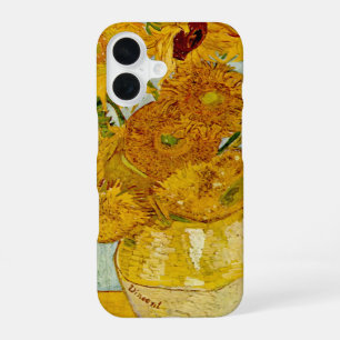 Coque iPhone 16 Vincent Van Gogh 12 Tournesols Impressionniste
