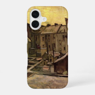 Coque iPhone 16 Vincent van Gogh, Arrières-cours de vieilles maiso