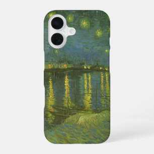 Coque iPhone 16 Vincent van Gogh - Nuit étoilée sur le Rhône
