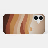 Coque iPhone 16 Vintage Abstract Desert Nature (Verso Horizontal)