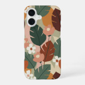 Coque iPhone 16 Vintage Botanical Pattern (Verso)