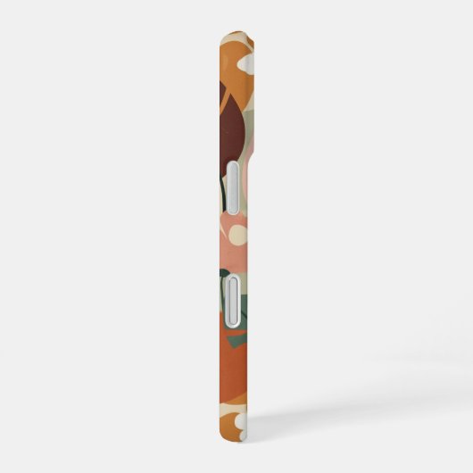 Coque iPhone 16 Vintage Botanical Pattern (Côté droit)