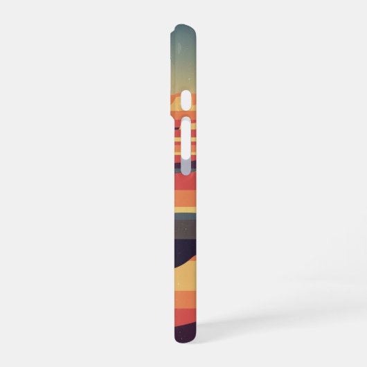 Coque iPhone 16 Vintage Canyon Sky (Côté gauche)