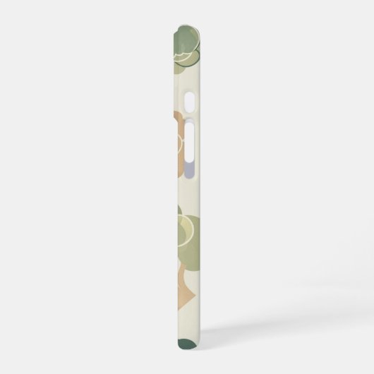 Coque iPhone 16 Vintage Cauliflower Pattern (Côté gauche)