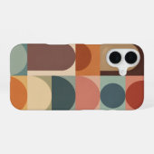 Coque iPhone 16 Vintage Circle-Arc Stacking (Verso Horizontal)