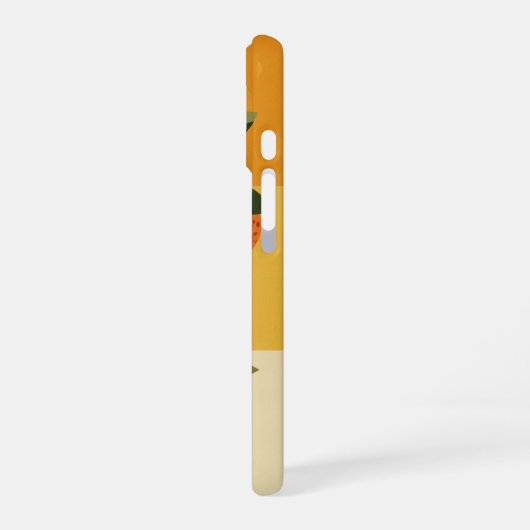 Coque iPhone 16 Vintage Citrus Branch (Côté gauche)