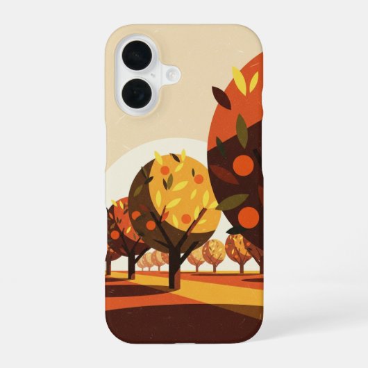 Coque iPhone 16 Vintage Citrus Orchard (Verso)