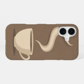 Coque iPhone 16 Vintage Coffee Cup (Verso Horizontal)