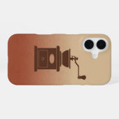Coque iPhone 16 Vintage Coffee Grinder (Verso Horizontal)