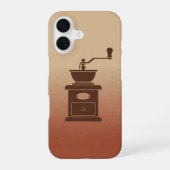 Coque iPhone 16 Vintage Coffee Grinder (Verso)