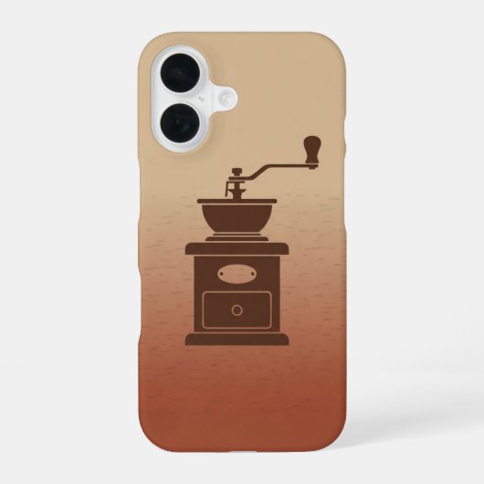 Coque iPhone 16 Vintage Coffee Grinder (Verso)