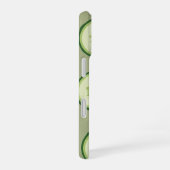 Coque iPhone 16 Vintage Cucumber Slice Pattern (Côté droit)