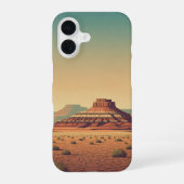 Coque iPhone 16 Vintage Desert Plateau (Verso)