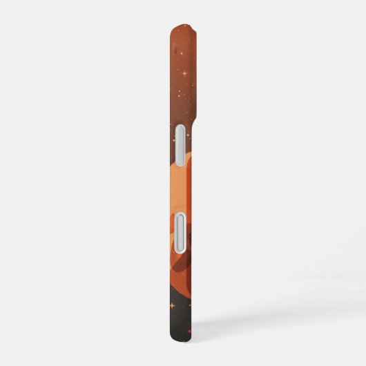 Coque iPhone 16 Vintage Floating Asteroids (Côté droit)