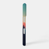 Coque iPhone 16 Vintage Forest Gradient (Côté droit)