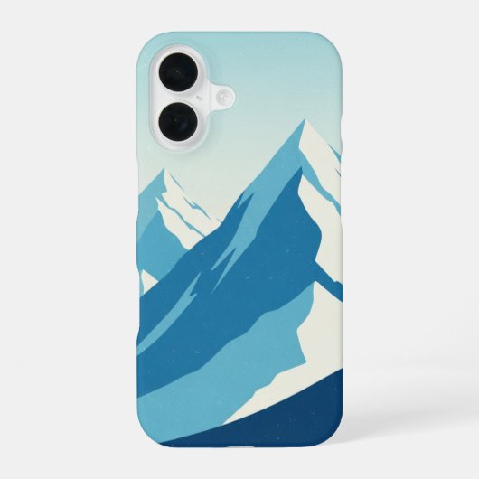 Coque iPhone 16 Vintage Frosted Peaks (Verso)