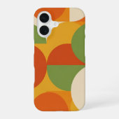 Coque iPhone 16 Vintage Geometric Composition (Verso)