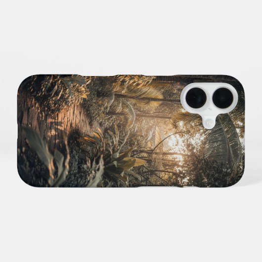 Coque iPhone 16 Vintage Jungle Path (Verso Horizontal)