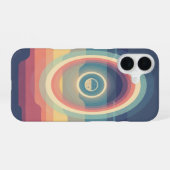 Coque iPhone 16 Vintage Lunar Halo (Verso Horizontal)