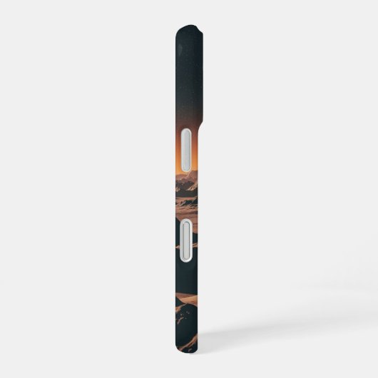 Coque iPhone 16 Vintage Lunar Landscape (Côté droit)