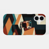 Coque iPhone 16 Vintage Minimalist Espresso (Verso Horizontal)