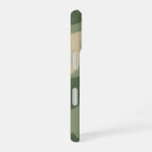 Coque iPhone 16 Vintage Mint Leaf Pattern (Côté droit)