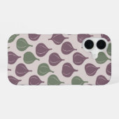 Coque iPhone 16 Vintage Pattern with Stylized Figs (Verso Horizontal)