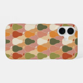 Coque iPhone 16 Vintage Pattern with Stylized Pears (Verso Horizontal)