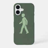 Coque iPhone 16 Vintage Pedestrian Icon (Verso)