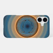 Coque iPhone 16 Vintage Planetary Reflection (Verso Horizontal)