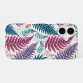 Coque iPhone 16 Vintage-style botanical fern leaves (Verso Horizontal)