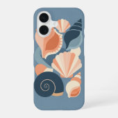 Coque iPhone 16 Vintage Stylized Seashell (Verso)