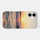 Coque iPhone 16 Vintage Sunset Sea (Verso Horizontal)