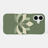 Coque iPhone 16 Vintage Symmetrical Lotus (Verso Horizontal)