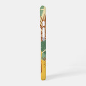 Coque iPhone 16 Vintage Tropical Banana Pattern (Côté gauche)