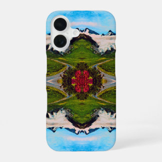 Coque iPhone 16 Vintage USA Alaska glacier Worthington été