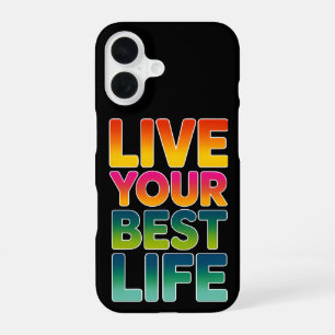 Coque iPhone 16 Vivez votre meilleure vie