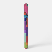 Coque iPhone 16 Vivid Grid (Côté gauche)