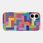 Coque iPhone 16 Vivid Grid (Verso Horizontal)