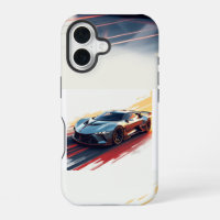 Voiture de sport futuriste - Design élégant généré