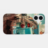 Coque iPhone 16 Voiture Vintage (Verso Horizontal)