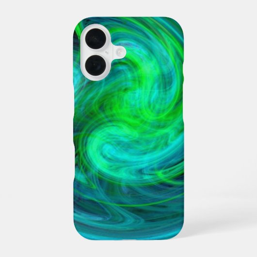 Coque iPhone 16 VORTEX LÉGER, bleu éclatant (Verso)