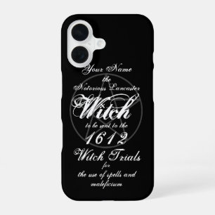 Coque iPhone 16 Votre nom dans les procès de sorcières notoires en