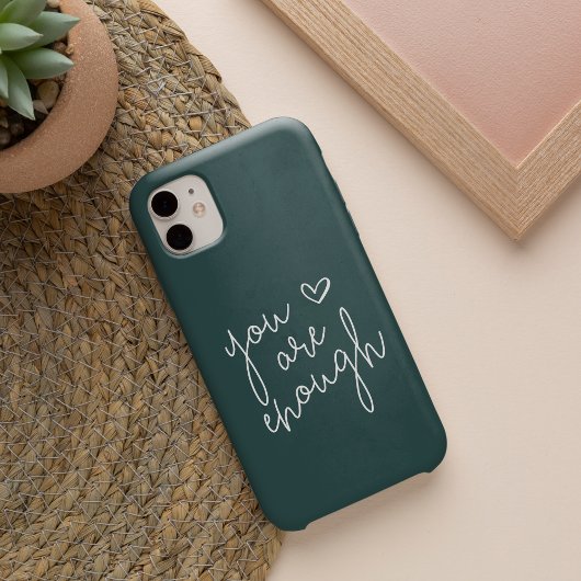 Coque iPhone 16 Vous Êtes Assez | Citation Inspirationnelle Lettré