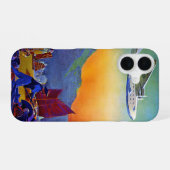 Coque iPhone 16 Voyage transpacifique (Verso Horizontal)