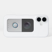 Coque iPhone 16 Vue avant de sonnette vidéo intelligente (Verso Horizontal)
